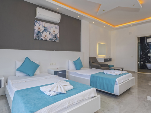  gece  -  Kasım
  | Kalkan Akbel’de Deniz Manzaralı, Jakuzili ve Saunalı Balayı Villası | 4 Kişilik Özel Tatil